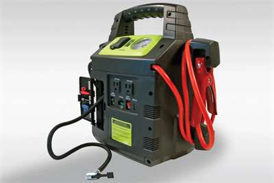 Rescue 1060 Portable Power Pack with Air Compressor and Power Inverter